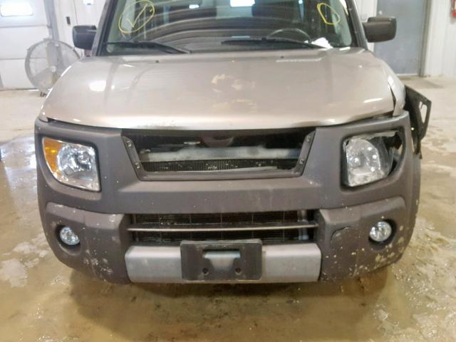 5J6YH28594L008314 - 2004 HONDA ELEMENT EX GRAY photo 9