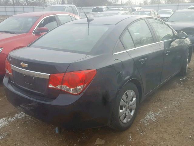 1G1PC5SH1C7367659 - 2012 CHEVROLET CRUZE LS BLACK photo 4