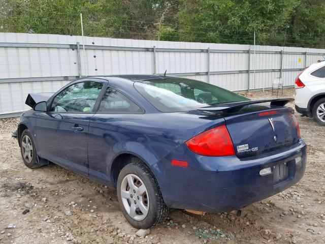 1G2AS18H597109187 - 2009 PONTIAC G5 BLUE photo 3