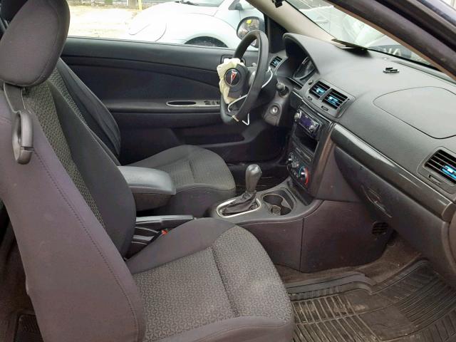 1G2AS18H597109187 - 2009 PONTIAC G5 BLUE photo 5