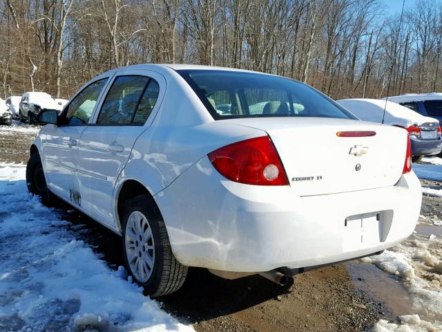 1G1AD5F59A7180752 - 2010 CHEVROLET COBALT 1LT WHITE photo 3