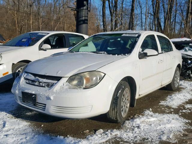 1G1AD5F50A7182342 - 2010 CHEVROLET COBALT 1LT WHITE photo 2