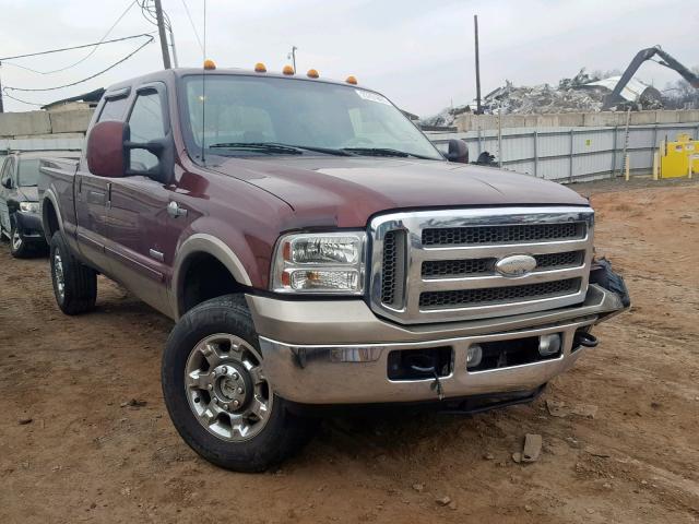 1FTWW31PX6EC22529 - 2006 FORD F350 SRW S BURGUNDY photo 1