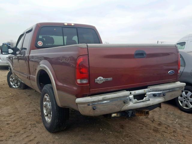 1FTWW31PX6EC22529 - 2006 FORD F350 SRW S BURGUNDY photo 3