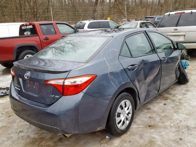 2T1BPRHE8FC471031 - 2015 TOYOTA COROLLA EC 蓝色 照片 4