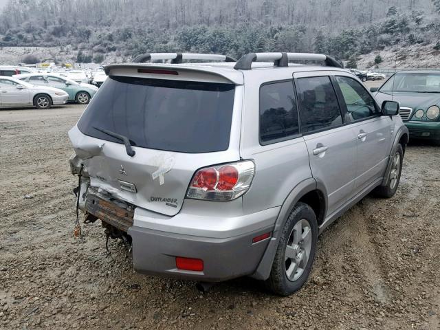 JA4LZ41GX3U023217 - 2003 MITSUBISHI OUTLANDER SILVER photo 4