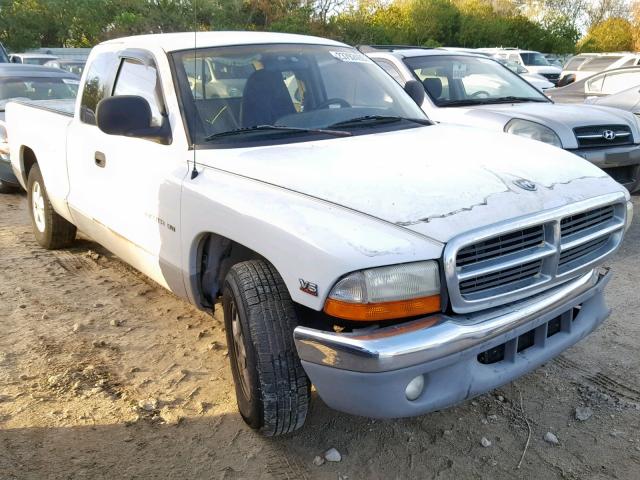 1B7GL23XXVS190119 - 1997 DODGE DAKOTA WHITE photo 1