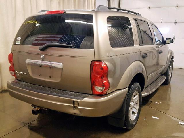 1D4HB48NX4F151566 - 2004 DODGE DURANGO SL GOLD photo 4