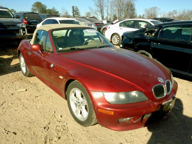 WBACN33441LK45234 - 2001 BMW Z3 2.5 RED photo 1