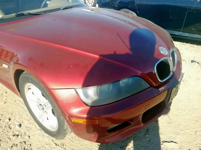 WBACN33441LK45234 - 2001 BMW Z3 2.5 RED photo 9