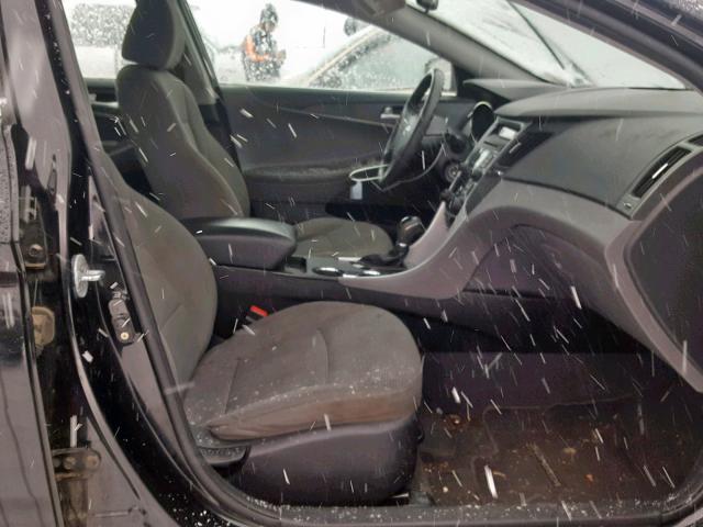 5NPEB4AC0BH109354 - 2011 HYUNDAI SONATA GLS BLACK photo 5