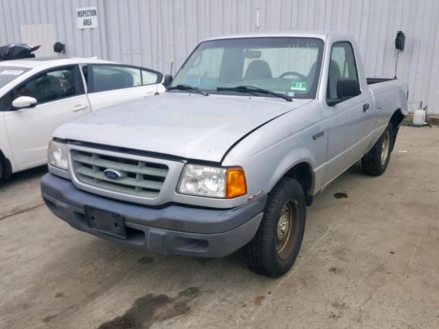 1FTYR10D23TA35207 - 2003 FORD RANGER SILVER photo 2