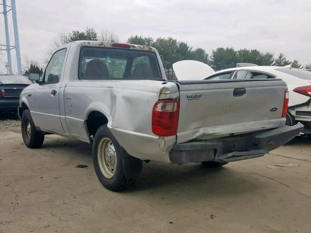 1FTYR10D23TA35207 - 2003 FORD RANGER SILVER photo 3