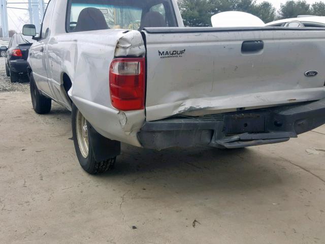 1FTYR10D23TA35207 - 2003 FORD RANGER SILVER photo 9