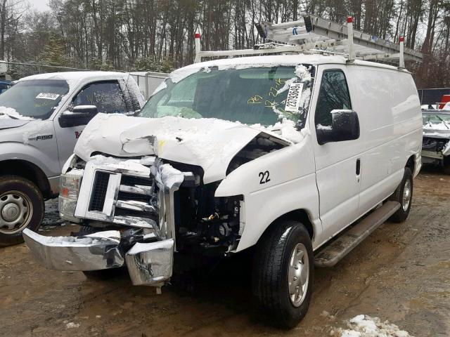 1FTNE2EW5ADA26782 - 2010 FORD ECONOLINE 白色 照片 2