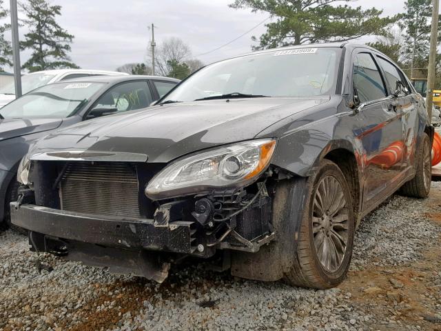 1C3CCBBB4DN695675 - 2013 CHRYSLER 200 TOURIN GRAY photo 2