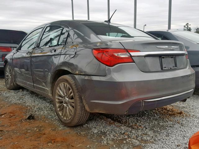 1C3CCBBB4DN695675 - 2013 CHRYSLER 200 TOURIN GRAY photo 3