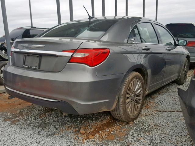 1C3CCBBB4DN695675 - 2013 CHRYSLER 200 TOURIN GRAY photo 4