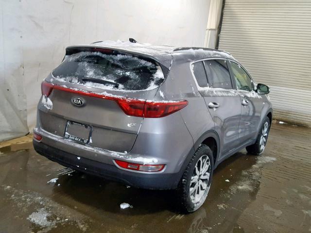 KNDPNCAC8K7548705 - 2019 KIA SPORTAGE E GRAY photo 4