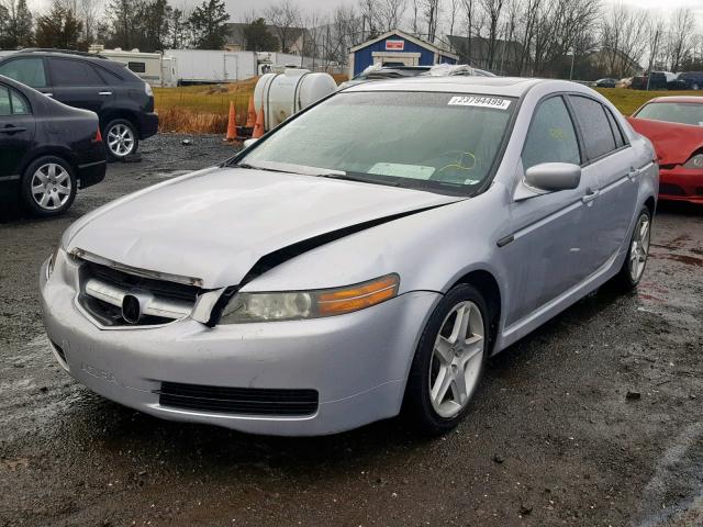 19UUA66275A079728 - 2005 ACURA TL SILVER photo 2