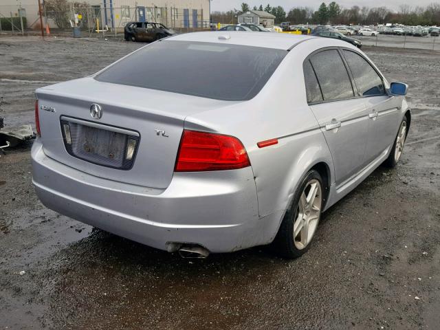 19UUA66275A079728 - 2005 ACURA TL SILVER photo 4