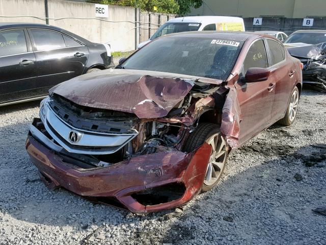 19UDE2F38GA000916 - 2016 ACURA ILX BASE RED photo 2