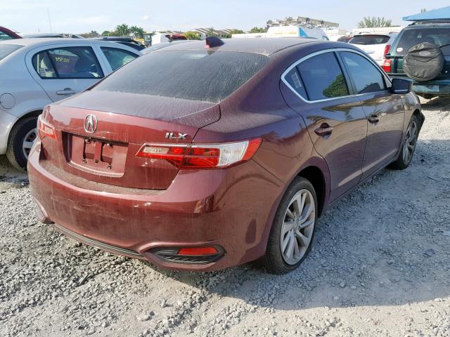 19UDE2F38GA000916 - 2016 ACURA ILX BASE RED photo 4