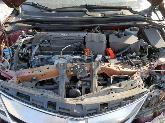 19UDE2F38GA000916 - 2016 ACURA ILX BASE RED photo 7