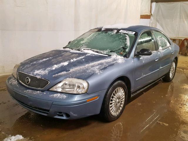 1MEFM50U15A603344 - 2005 MERCURY SABLE GS BLUE photo 2