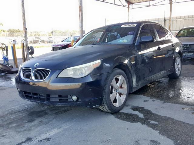 WBANF73537CU22242 - 2007 BMW 530 XI BLACK photo 2