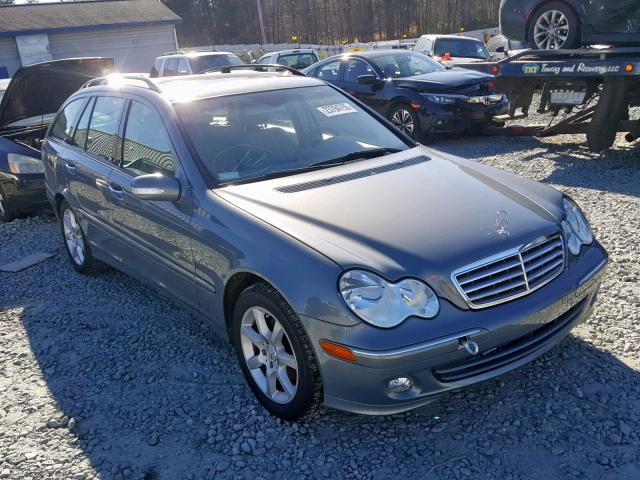 WDBRH61J15F640604 - 2005 MERCEDES-BENZ C 240 SPOR SILVER photo 1