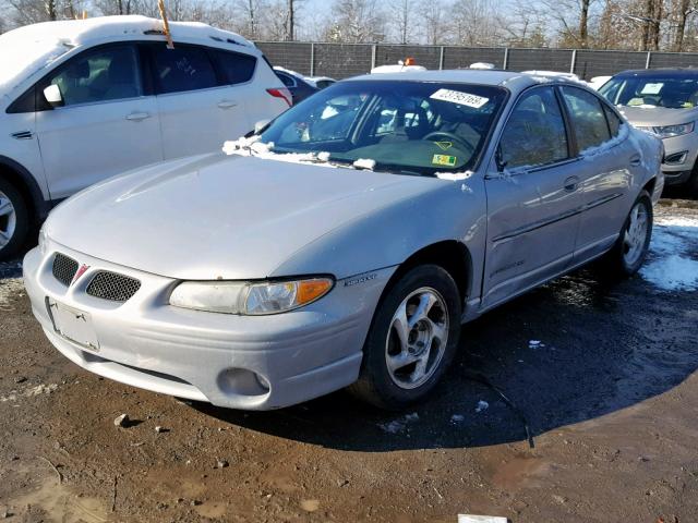 1G2WJ52K8XF314784 - 1999 PONTIAC GRAND PRIX SILVER photo 2