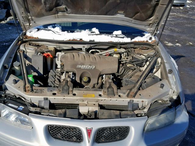 1G2WJ52K8XF314784 - 1999 PONTIAC GRAND PRIX SILVER photo 7