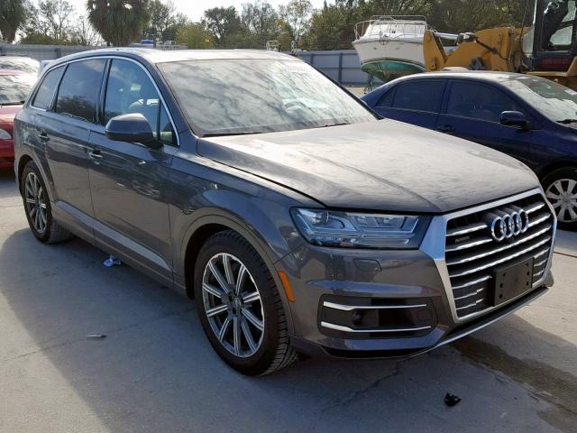 WA1VAAF79JD034066 - 2018 AUDI Q7 PRESTIG GRAY photo 1