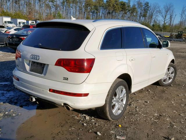 WA1CM74L69D034801 - 2009 AUDI Q7 TDI S-L WHITE photo 4