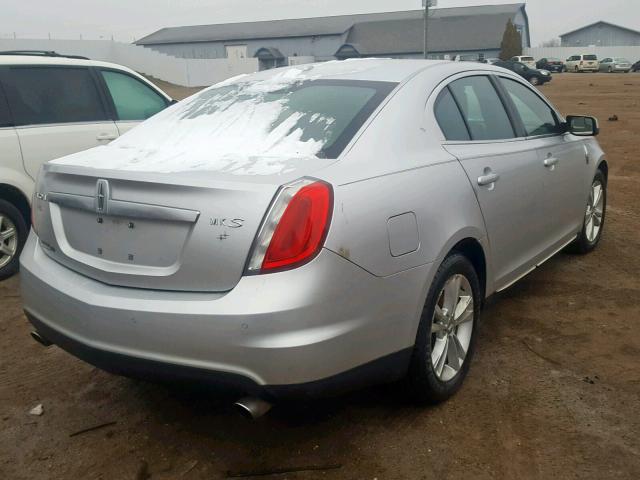 1LNHL9DRXBG609898 - 2011 LINCOLN MKS SILVER photo 4