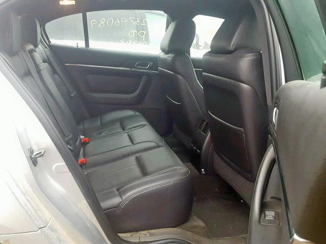 1LNHL9DRXBG609898 - 2011 LINCOLN MKS SILVER photo 6