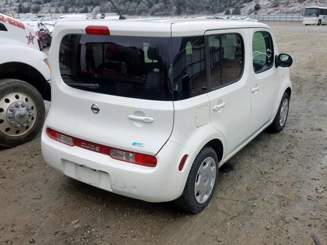 JN8AZ2KR8ET350911 - 2014 NISSAN CUBE S WHITE photo 4