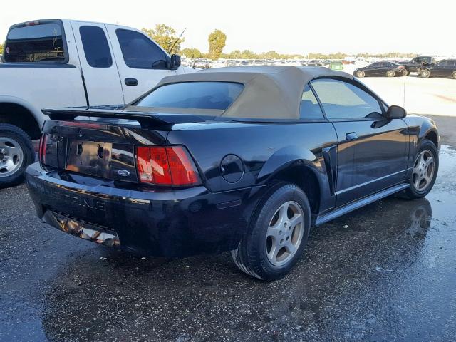 1FAFP44453F339127 - 2003 FORD MUSTANG BLACK photo 4