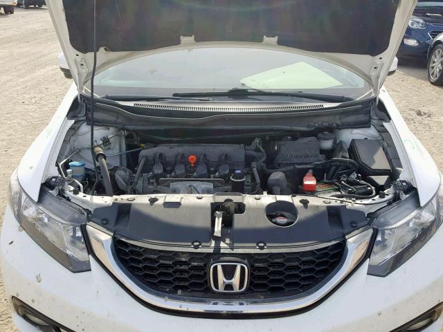 19XFB2F9XFE045274 - 2015 HONDA CIVIC EXL WHITE photo 7