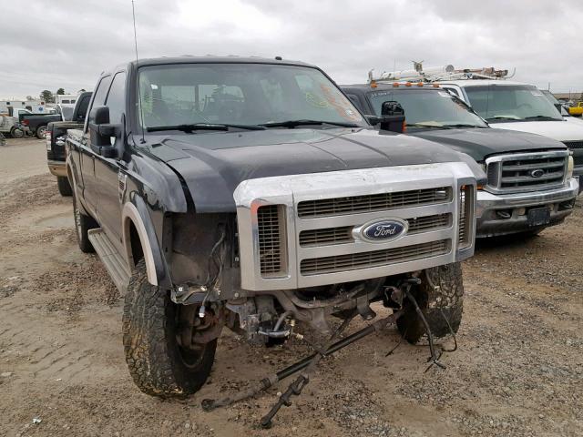 1FTSW21R28ED32620 - 2008 FORD F250 SUPER BLACK photo 1