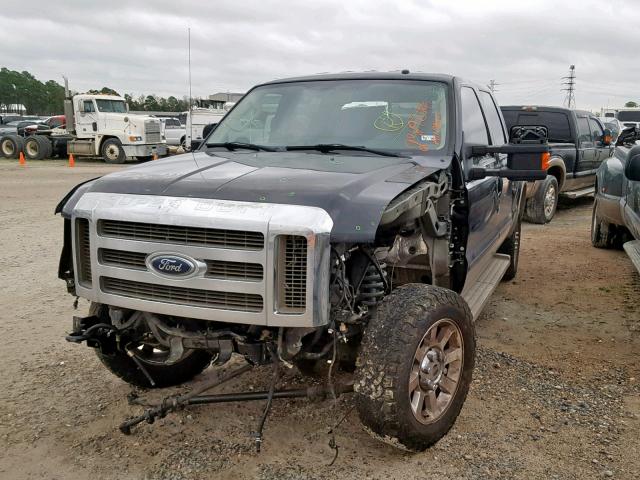 1FTSW21R28ED32620 - 2008 FORD F250 SUPER BLACK photo 2