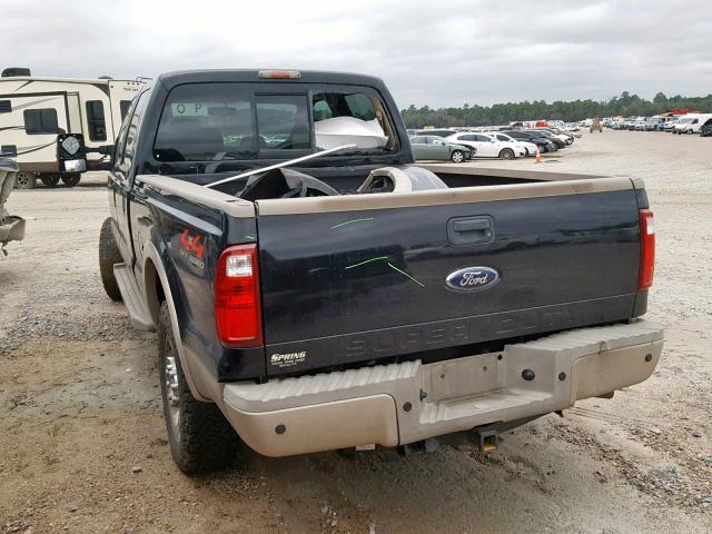 1FTSW21R28ED32620 - 2008 FORD F250 SUPER BLACK photo 3