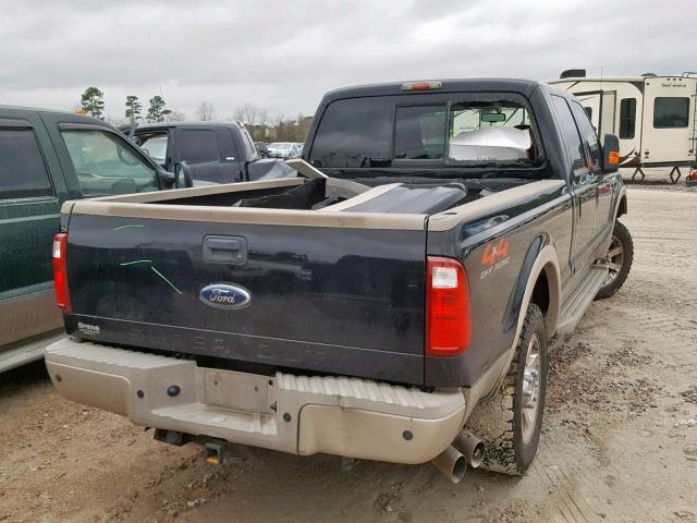 1FTSW21R28ED32620 - 2008 FORD F250 SUPER BLACK photo 4