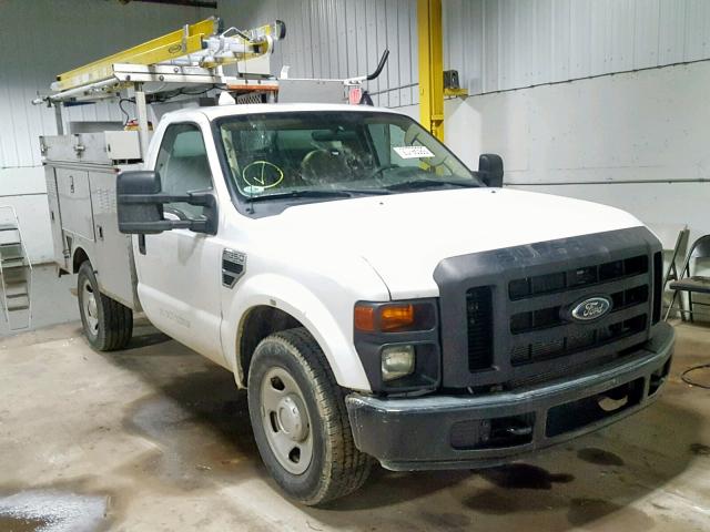 1FDWF30578EC89555 - 2008 FORD F350 SRW S WHITE photo 1