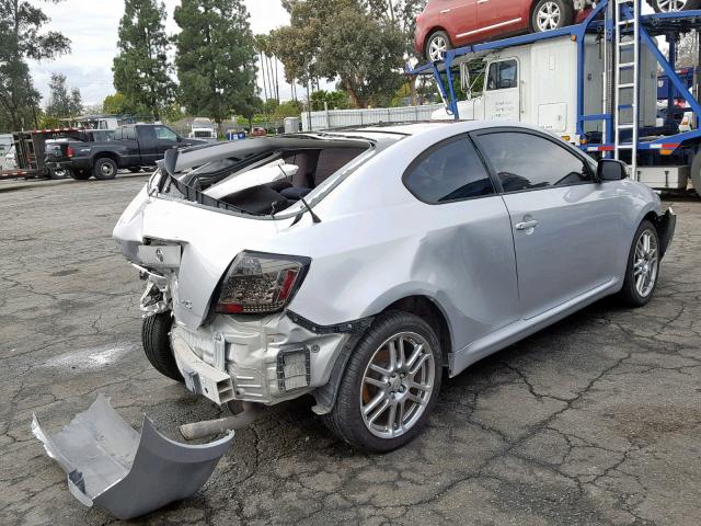 JTKDE177770219083 - 2007 TOYOTA SCION TC ვერცხლისფერი ფოტო 4