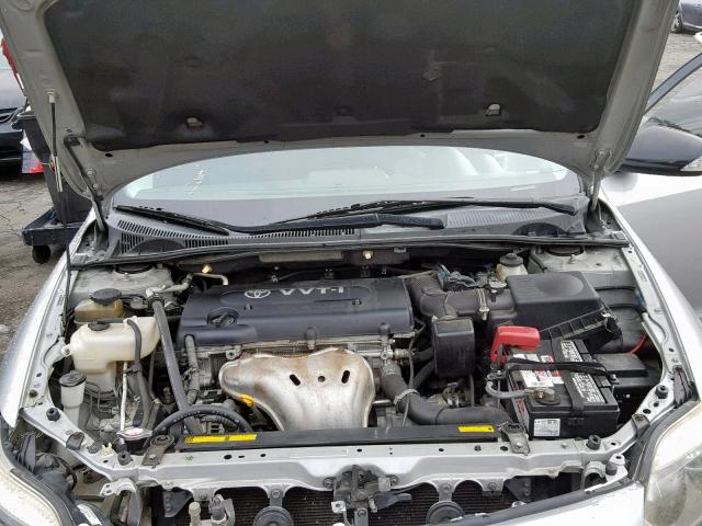 JTKDE177770219083 - 2007 TOYOTA SCION TC ვერცხლისფერი ფოტო 7
