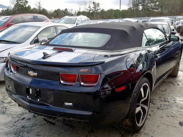 2G1FK3DJXC9110291 - 2012 CHEVROLET CAMARO 2SS BLACK photo 4