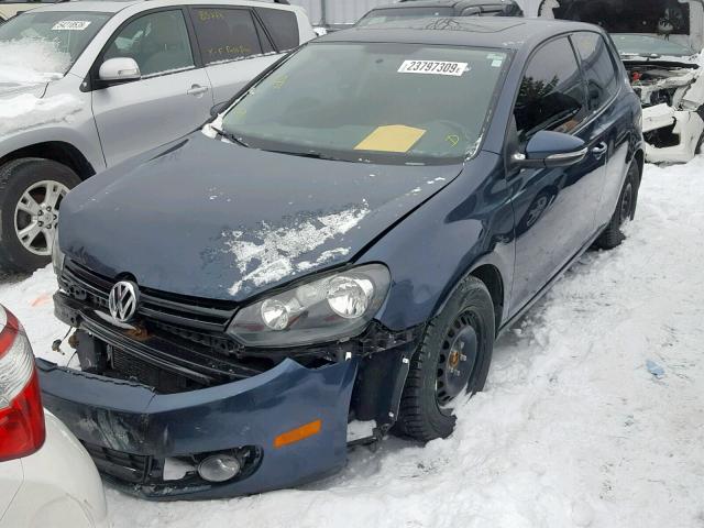 WVWBA7AJ9AW388916 - 2010 VOLKSWAGEN GOLF 蓝色 照片 2
