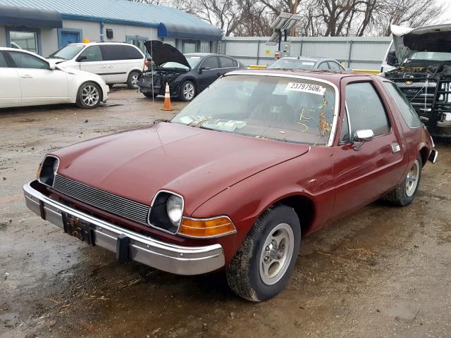 A50667A266893 - 1975 AMC PACER  MAROON photo 2